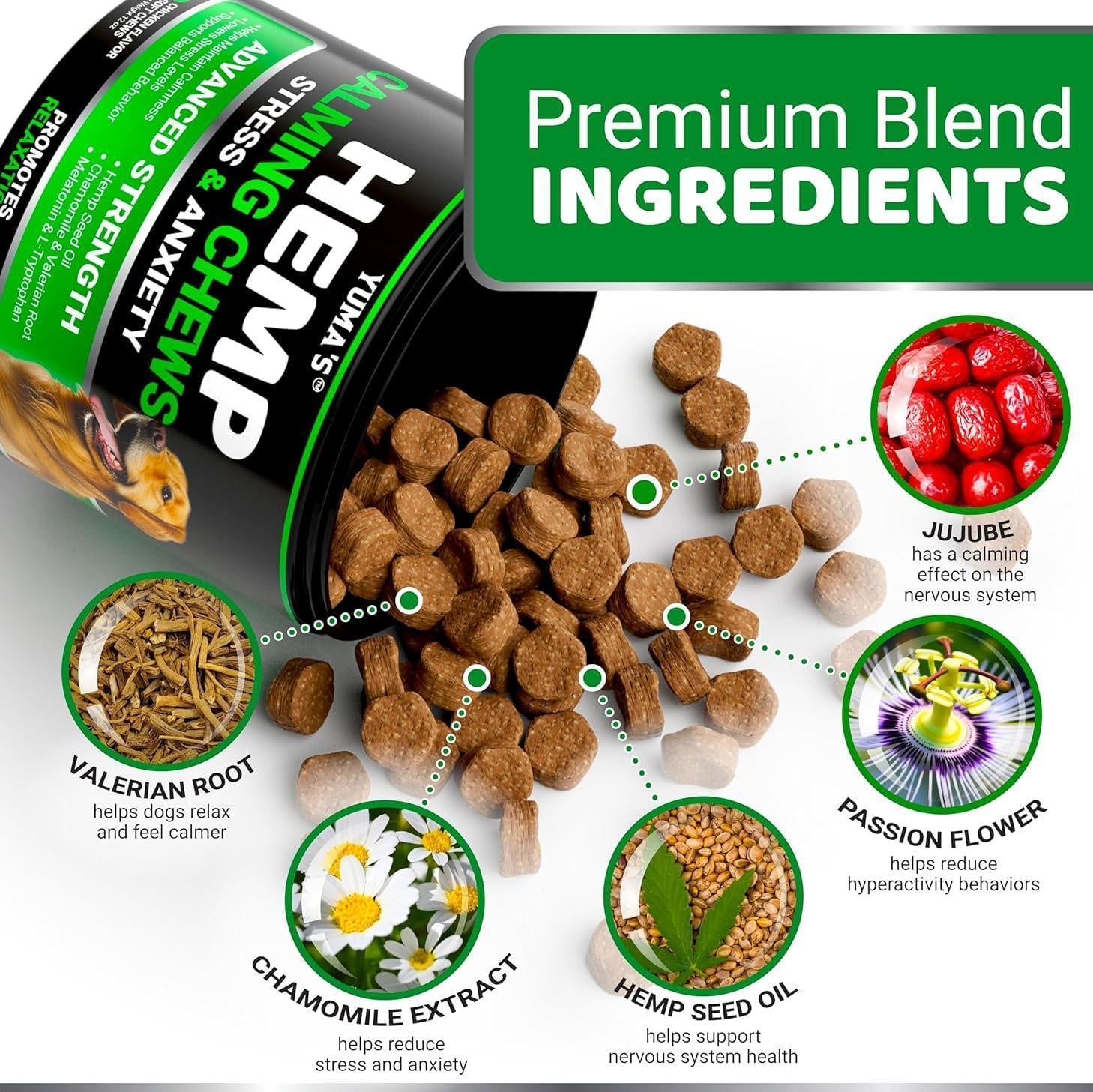 Hemp Calming Dog Chews