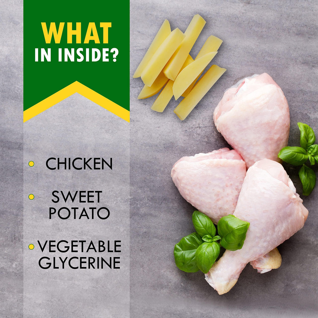 Sweet Potato & Chicken Wrapped Dog Chews