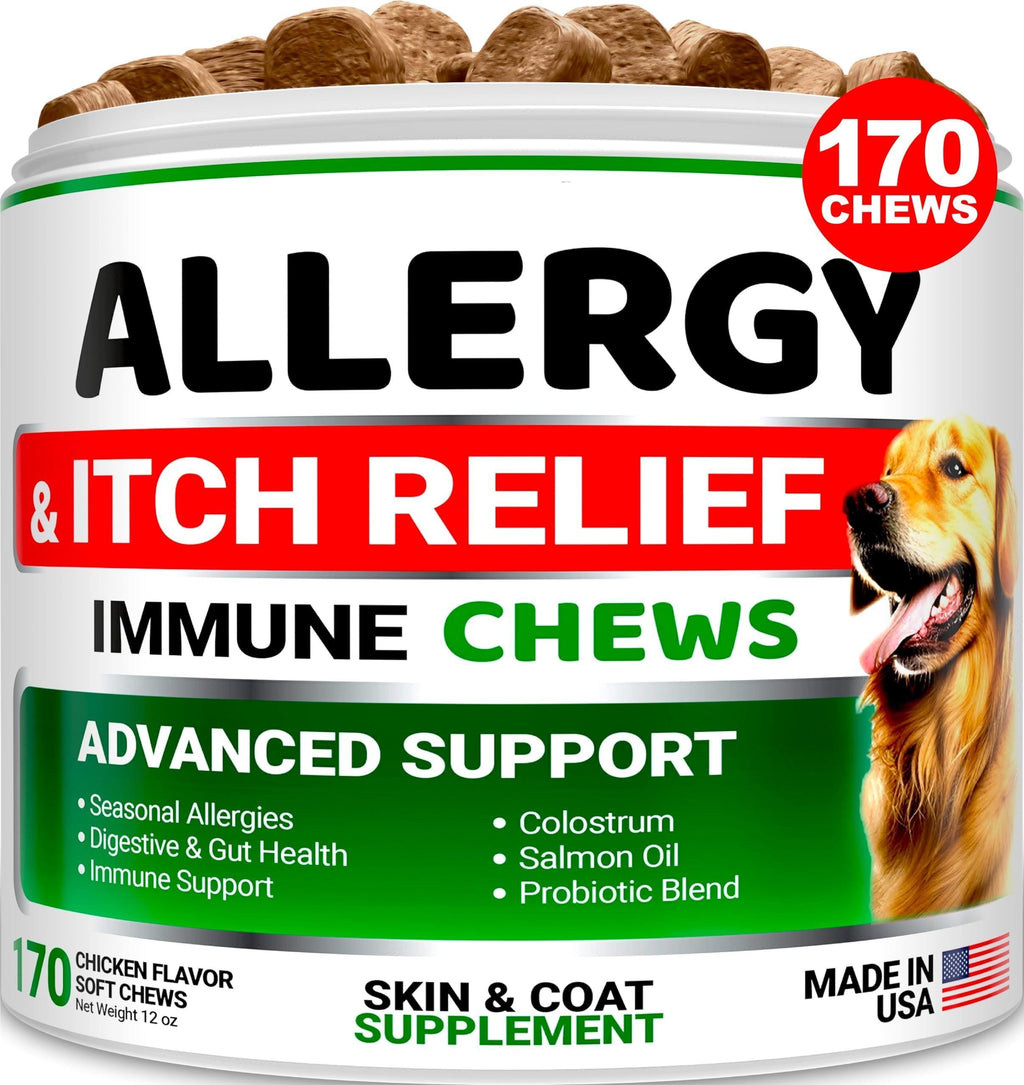 Allergy Relief Immunity Chews Dog 170 ct