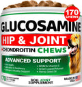 Glucosamine for Dogs   Hip and Joint Supplement for Dogs   170 Ct   Glucosamine Chondroitin for Dogs Chews   Dog Joint Pain Relief with MSM   Advanced Dog Joint Supplement Health   Mobility Support