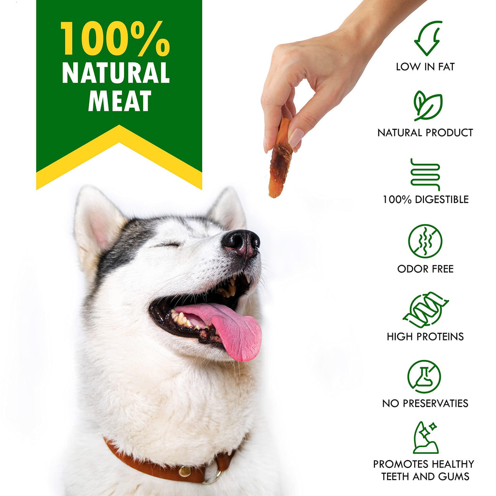 Sweet Potato & Chicken Wrapped Dog Chews